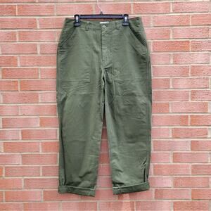Need Supply Women's Army Green Cargo Tapered Pants size 32